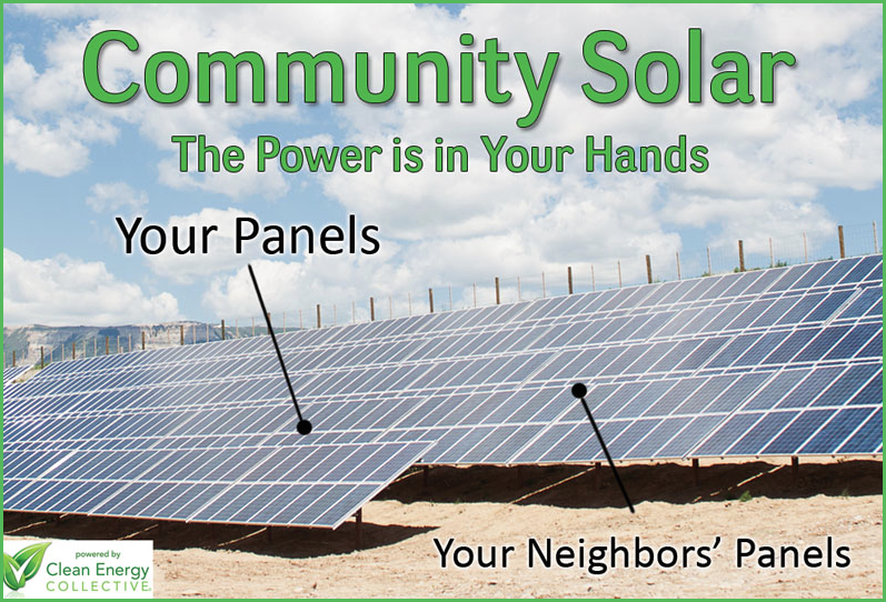 Community solar panels (Clean Energy Collective)